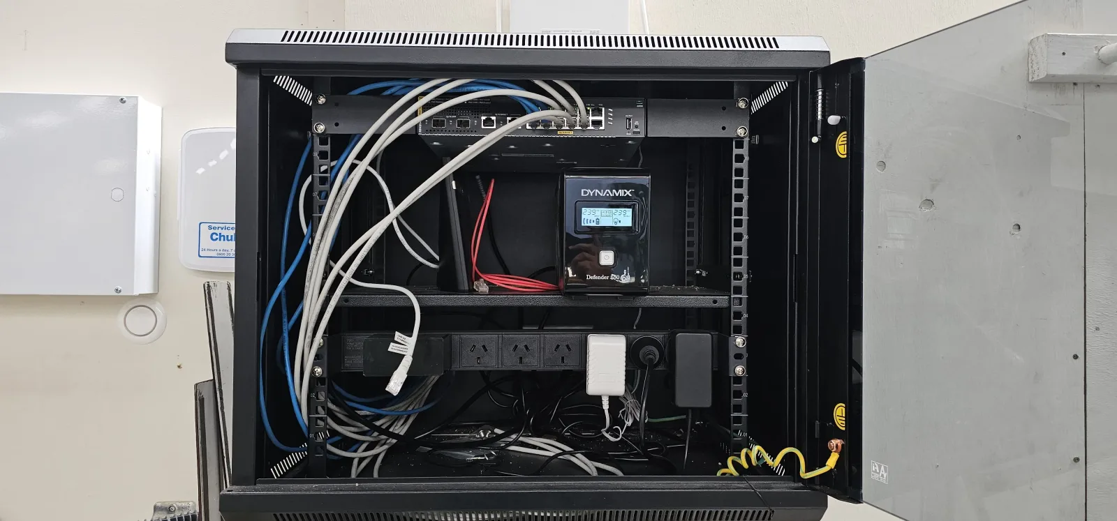 Network rack installed by FernByte