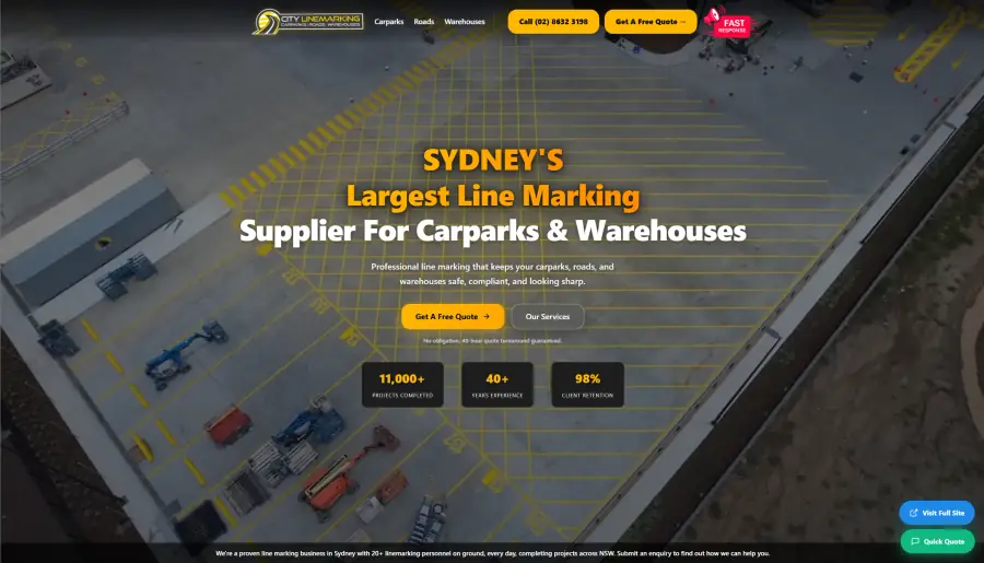 Palmerston North business website design example by FernByte